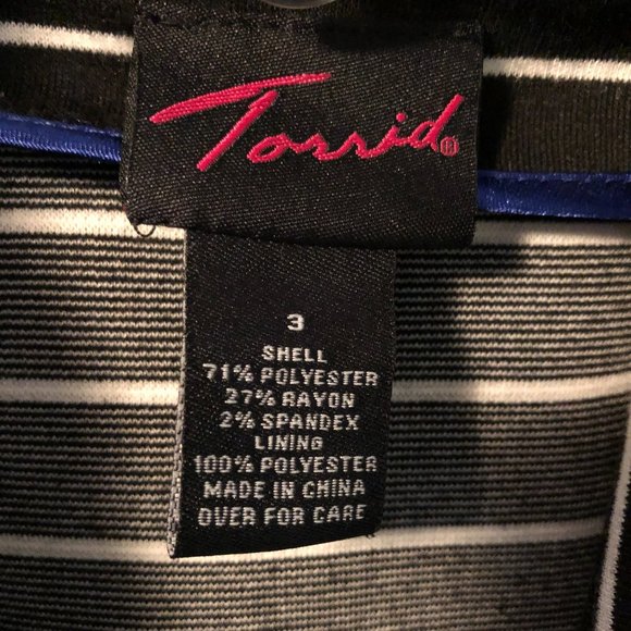 Torrid Pin Striped Jacket. (Torrid Tub). - Picture 8 of 8